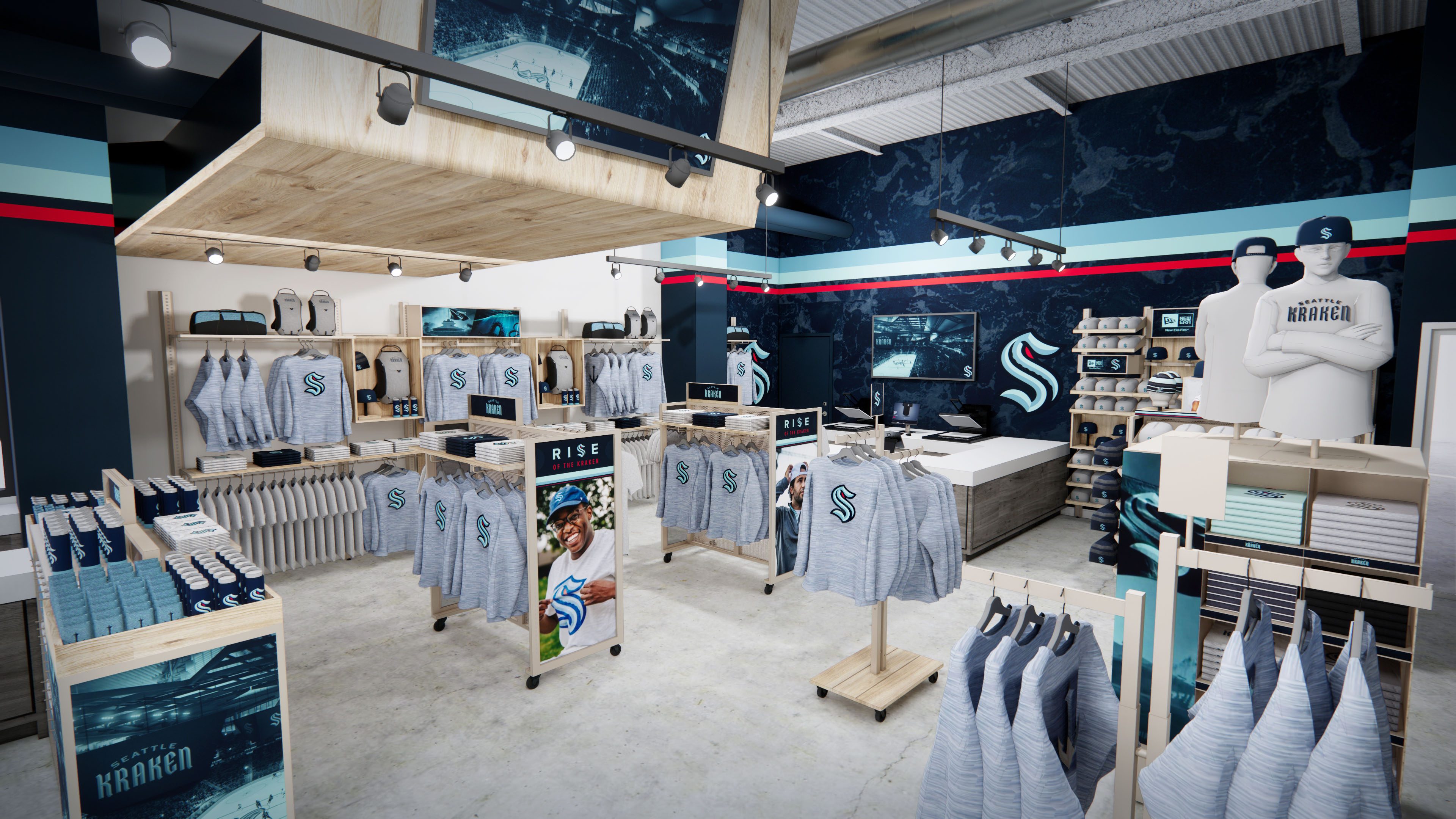 【希少】KRAKEN STAND calma store Our Complete Retail Partnership with the Seattle Kraken | Lotus United
